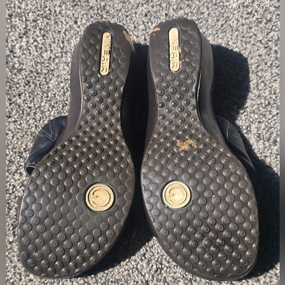 Cole Haan Black Brown Leather Wedge Slide Sandals Size 6 - Picture 9 of 9